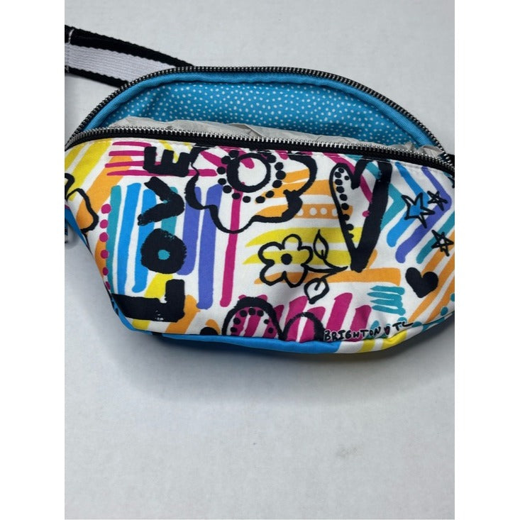 New BRIGHTON Graffiti Love Crossbody Belt Bag Fanny Pack