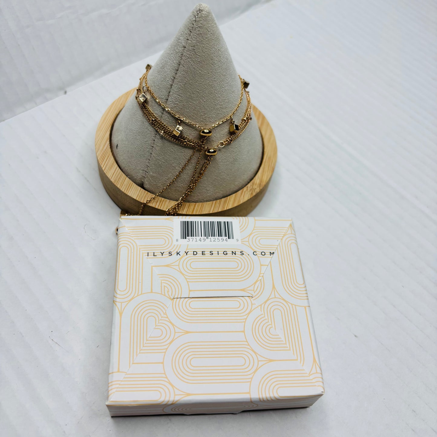 New LILY SKY Gold Layering Bracelet Set