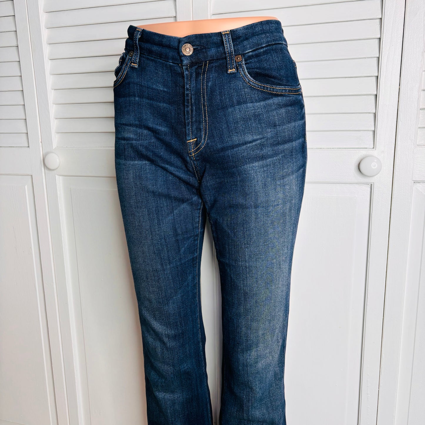 7 FOR ALL MANKIND Kimmie Bootcut In Rinsed Indigo Size 29