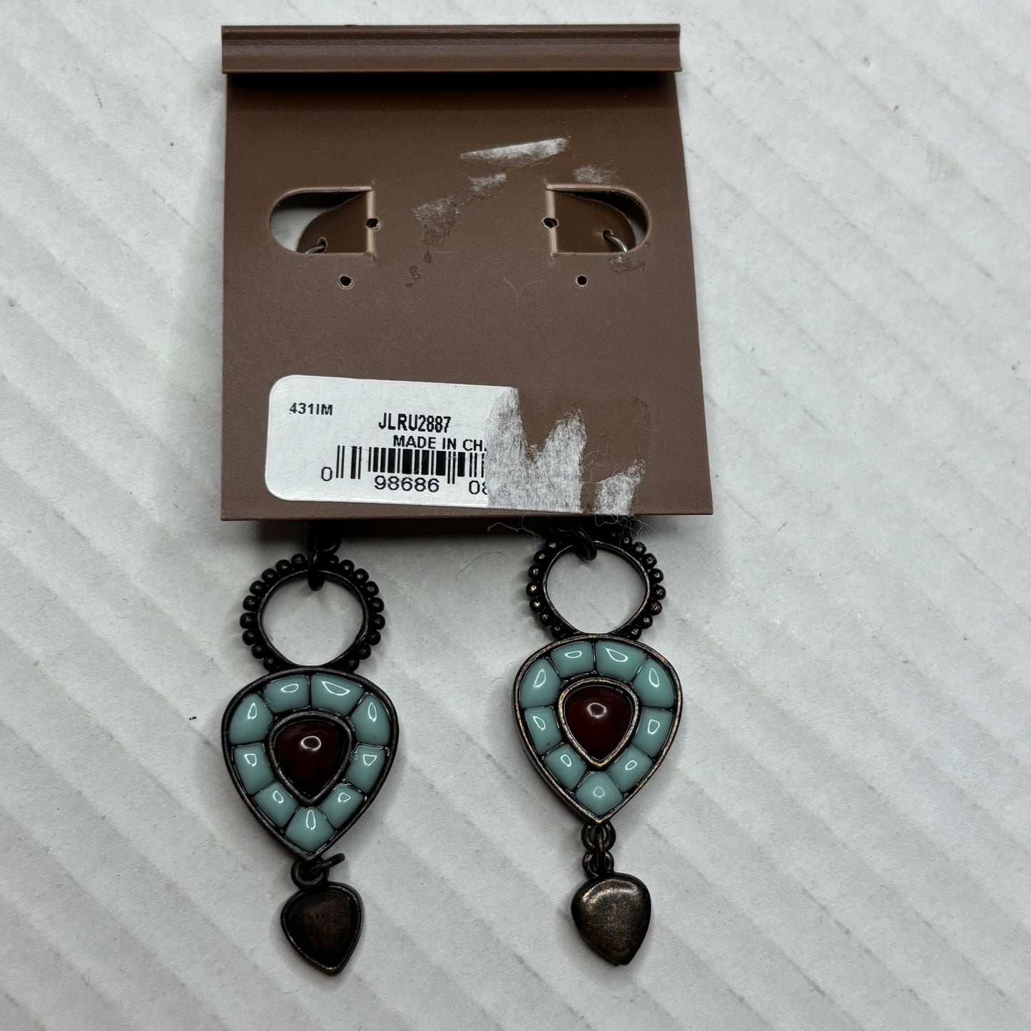 New LUCKY BRAND Boho Mosaic Drop Earrings