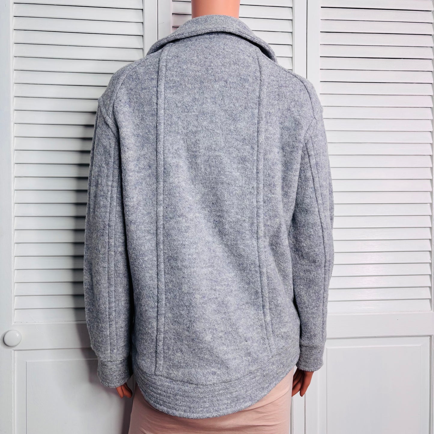 BANANA REPUBLIC Gray Cocoon Zip Jacket Size XS