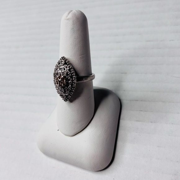 AFFINITY DIAMONDS Sterling Silver Filigree 1/3ct Ring Size 7