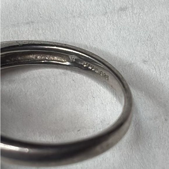 AFFINITY DIAMONDS Sterling Silver Filigree 1/3ct Ring Size 7