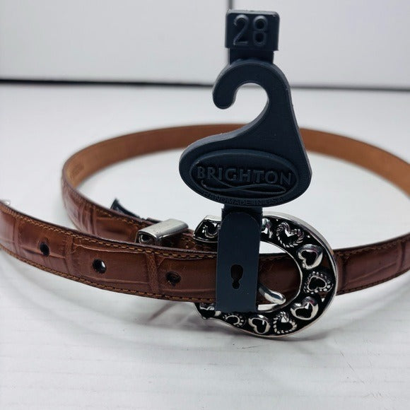 *New* BRIGHTON Tan Leather Belt Size Small
