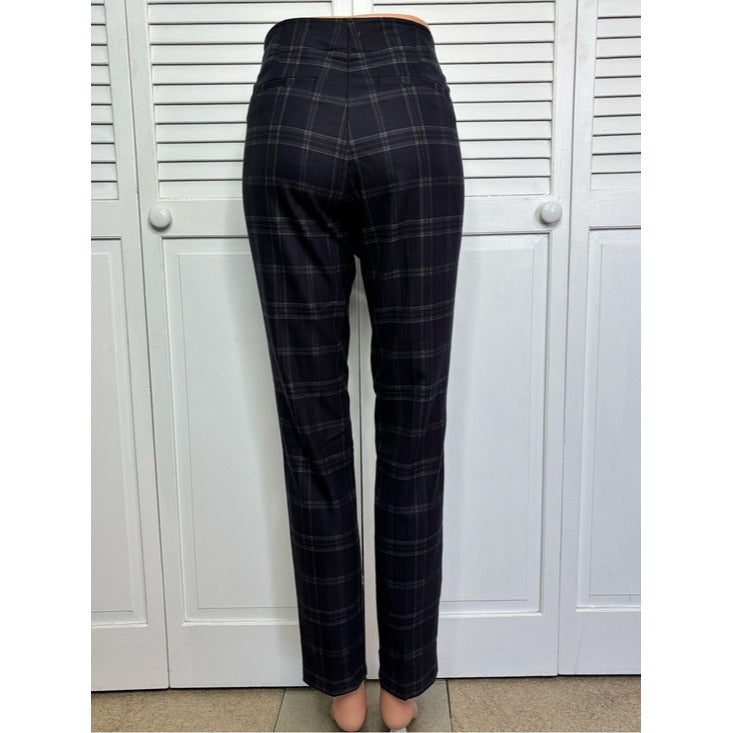 New ECRU Harrison Side Zip Plaid Pants Size 2