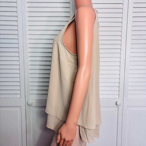 *New* SOFT SURROUNDINGS Jubilee Tank in Beige Size Medium
