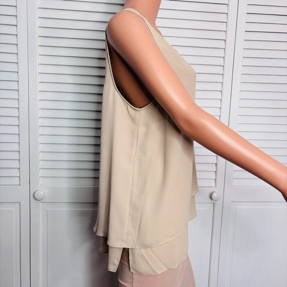 *New* SOFT SURROUNDINGS Jubilee Tank in Beige Size Medium