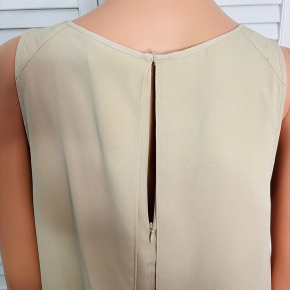 *New* SOFT SURROUNDINGS Jubilee Tank in Beige Size Medium