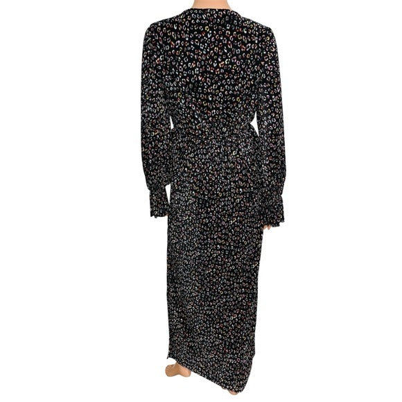 New BUDDY LOVE Evie Long Sleeve Maxi Dress in Gemstone Size Small