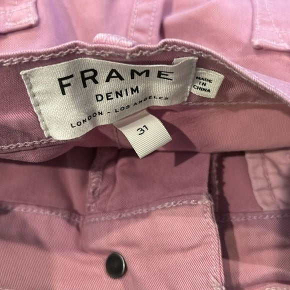 FRAME Denim Le Cutoff Lilac Shorts Size 31