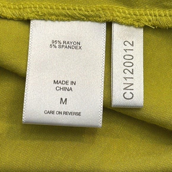 *New* NEW YORK & COMPANY Olive Green Short Sleeve Dress Size Medium