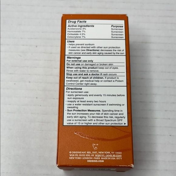 *New* ORIGINS Ginzing SPF 30 Daily Moisturizer