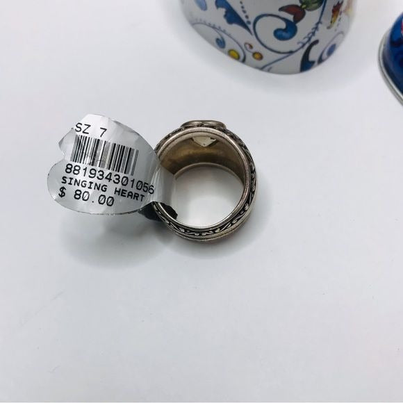 *New* BRIGHTON Singing Heart Ring Size 7