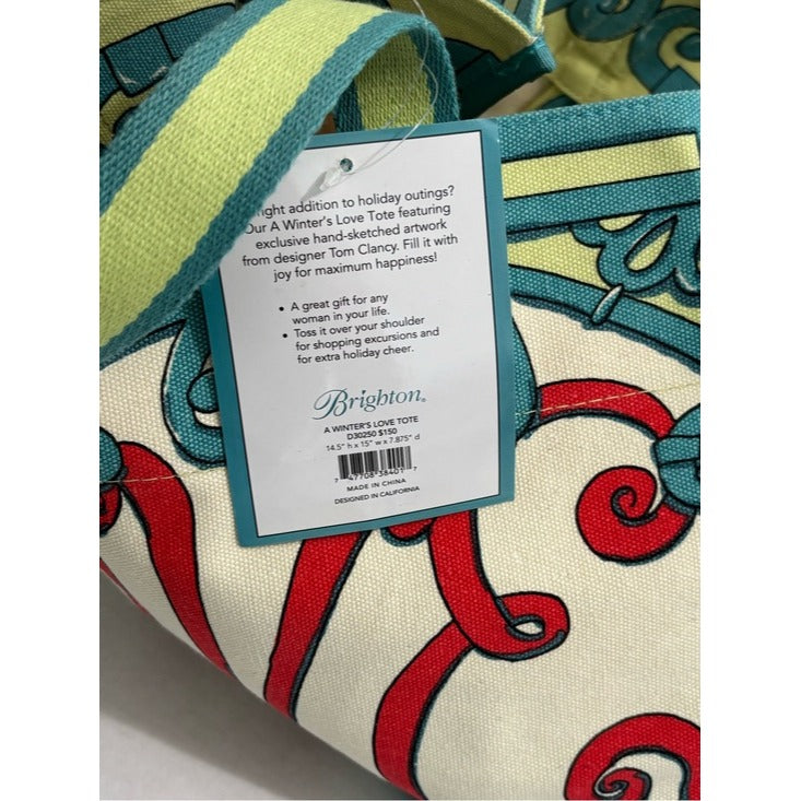 New Brighton "A Winter's Love" Canvas Tote Bag