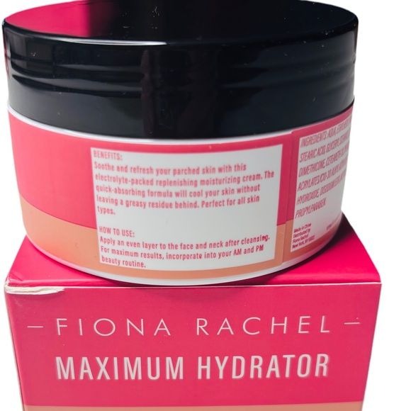 *New* FIONA RACHEL Maximum Hydrator Replenishing Moisturizing Cream