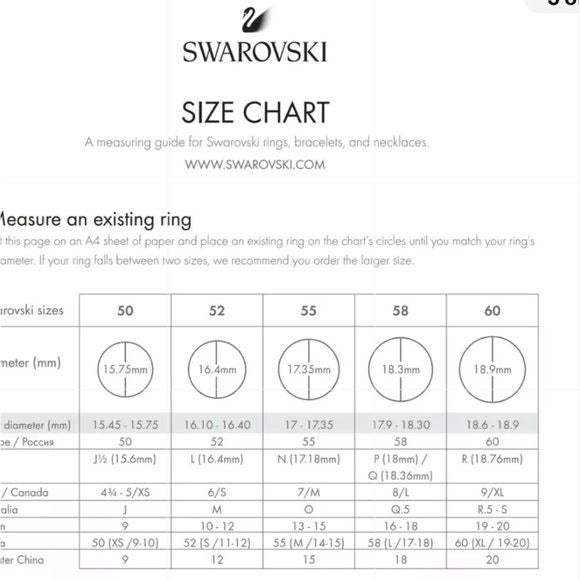 SWAROVSKI Appolon Black and Clear Rhinestone Cocktail Ring Size 8