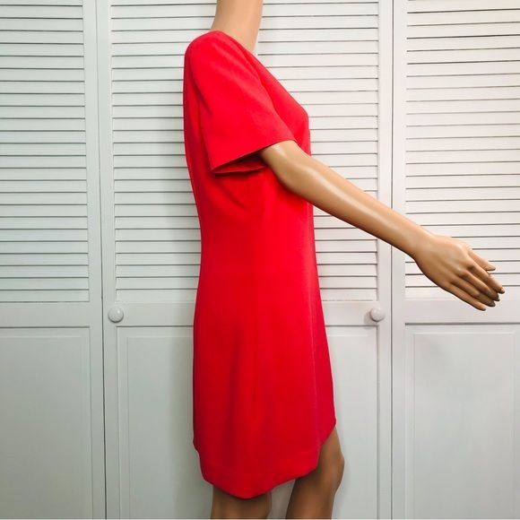 TRINA TURK Pink Short Sleeve Shift Dress Size 10
