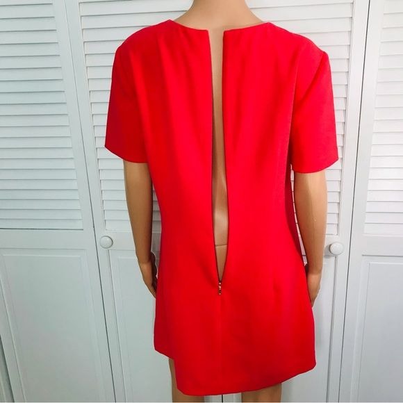 TRINA TURK Pink Short Sleeve Shift Dress Size 10