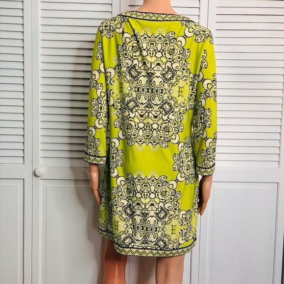 BCBGMAXAZRIA Lime Green Dress Size Medium