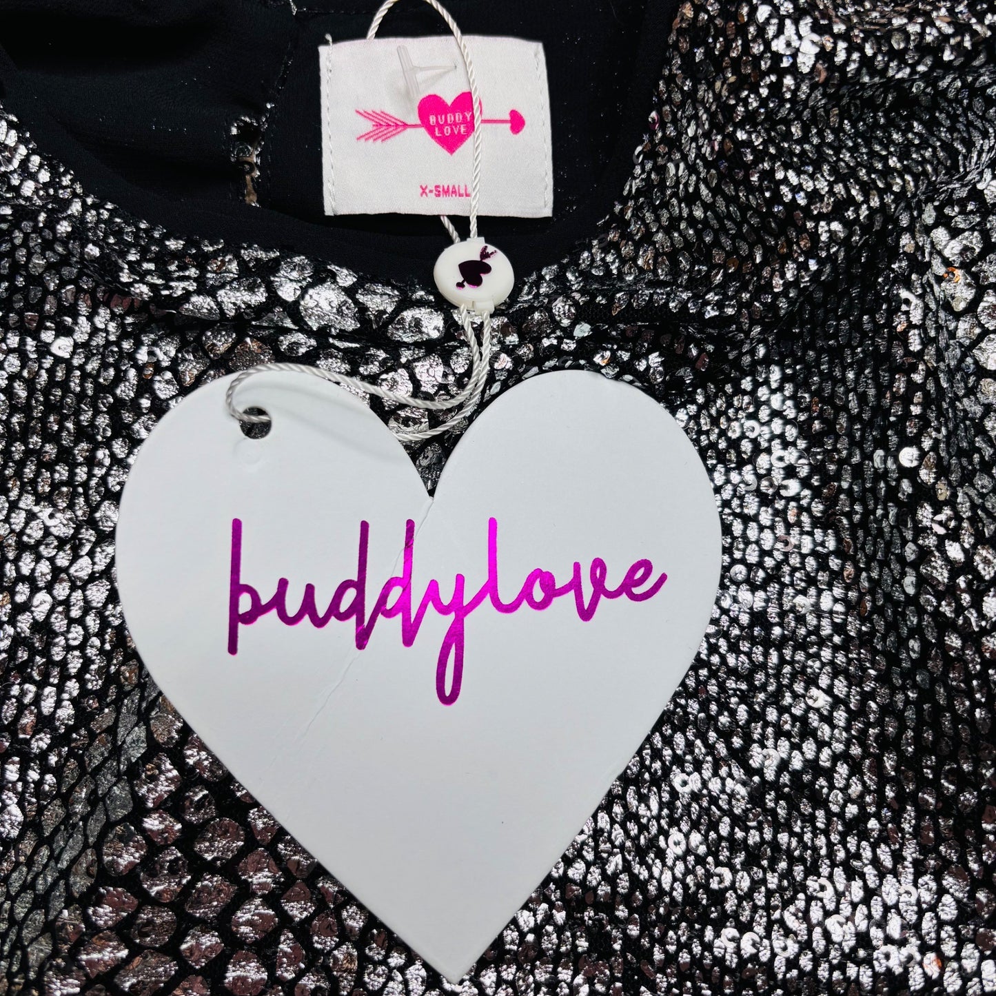 NEW BUDDY LOVE ChaCha Crocodile Rock Shift Dress Size XS