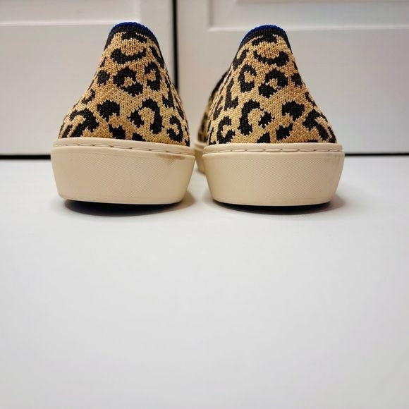 ROTHY’S The Sneaker Camo Cat Slip On Sneakers Size 8