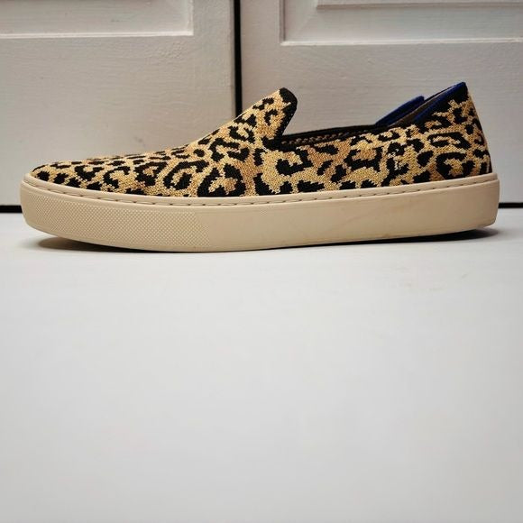 ROTHY’S The Sneaker Camo Cat Slip On Sneakers Size 8