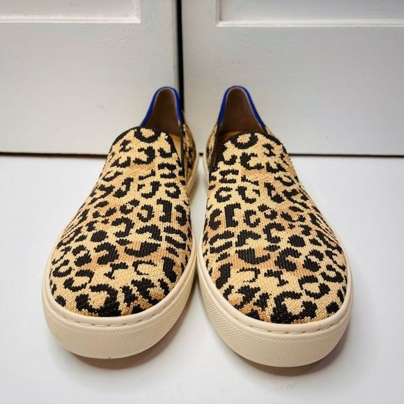ROTHY’S The Sneaker Camo Cat Slip On Sneakers Size 8