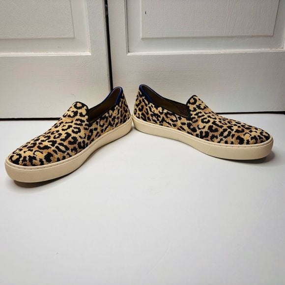ROTHY’S The Sneaker Camo Cat Slip On Sneakers Size 8