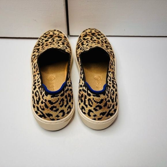 ROTHY’S The Sneaker Camo Cat Slip On Sneakers Size 8