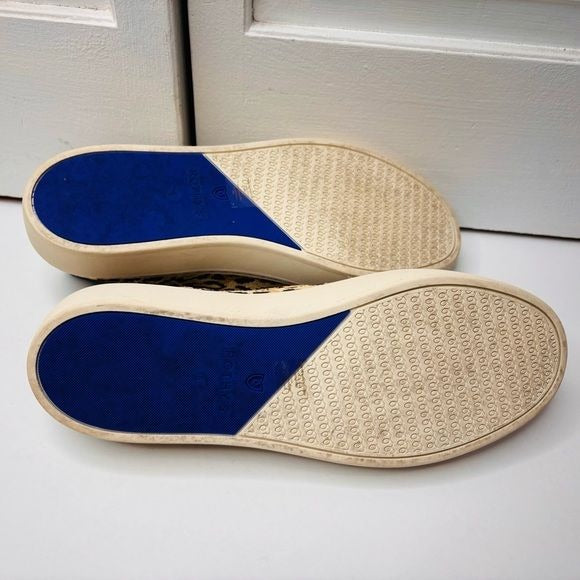 ROTHY’S The Sneaker Camo Cat Slip On Sneakers Size 8