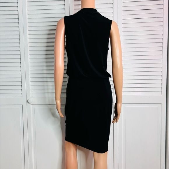 BANANA REPUBLIC Black Sleeveless V-Neck Dress Size 4
