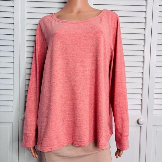 T BY TALBOTS Salmon Long Sleeve Shirt Size 2X