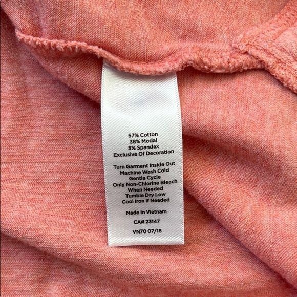 T BY TALBOTS Salmon Long Sleeve Shirt Size 2X