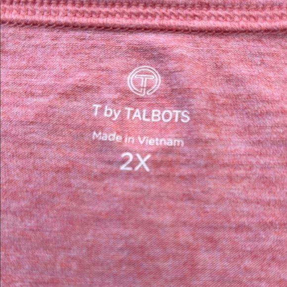 T BY TALBOTS Salmon Long Sleeve Shirt Size 2X