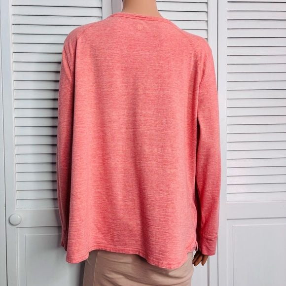 T BY TALBOTS Salmon Long Sleeve Shirt Size 2X