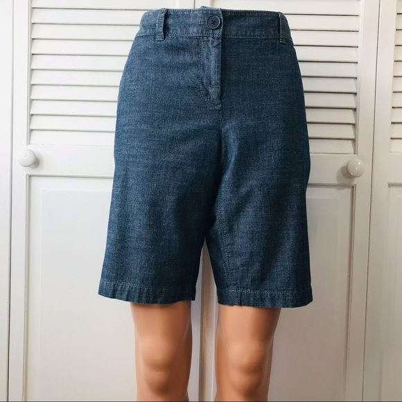ANN TAYLOR LOFT Blue Original Shorts Size 4