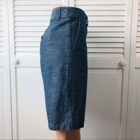 ANN TAYLOR LOFT Blue Original Shorts Size 4