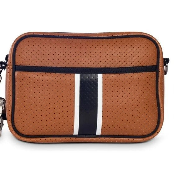 HAUTE SHORE Drew Paris Brown Compact Crossbody Bag