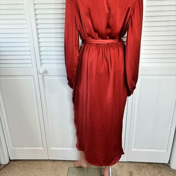 *NEW* CITY CHIC Opulent Toffee Elbow Sleeve Dress Size 14