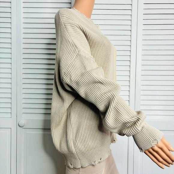*NEW* DEAR JOHN Sydney Color Block Sweater Size L