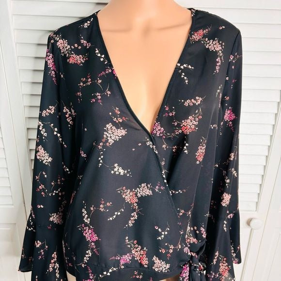 PARKER Plum Blossom Blouse Size Large