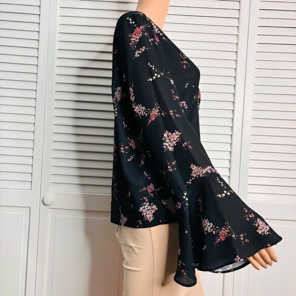 PARKER Plum Blossom Blouse Size Large