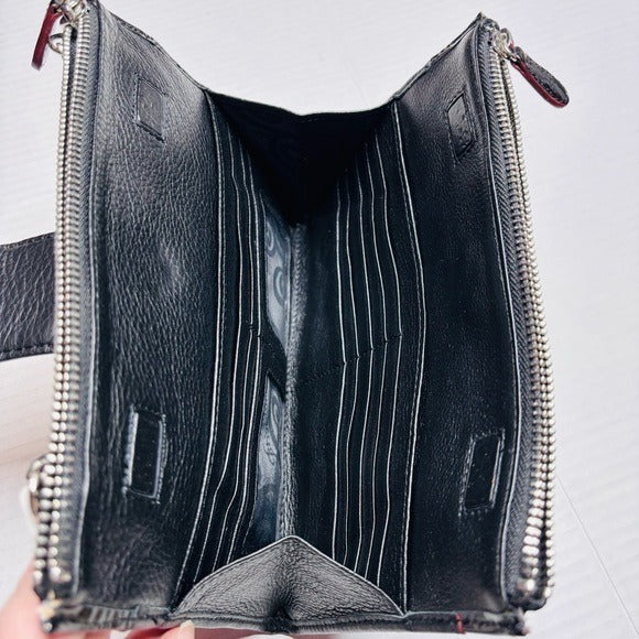 NEW BRIGHTON Black Bolsa Crossbody Bag