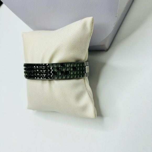 ATELIER SWAROVSKI X Viktor & Rolf Crystal Frozen Hinged Bracelet