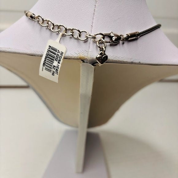 *NEW* BRIGHTON Silver Regina Heart Pendent Necklace