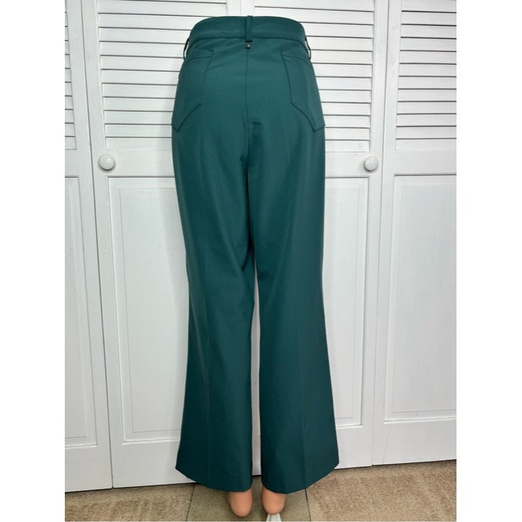 New Marina Sport by Marina Rinaldi "Radicale" Dark Green Tailored Pants Size 12