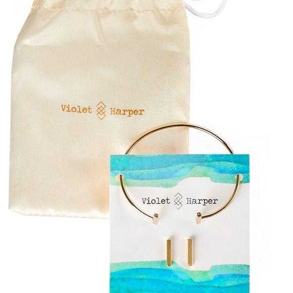 *New* VIOLET HARPER Jane Bracelet + Earrings Set