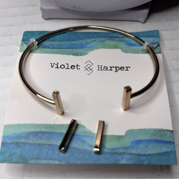 *New* VIOLET HARPER Jane Bracelet + Earrings Set