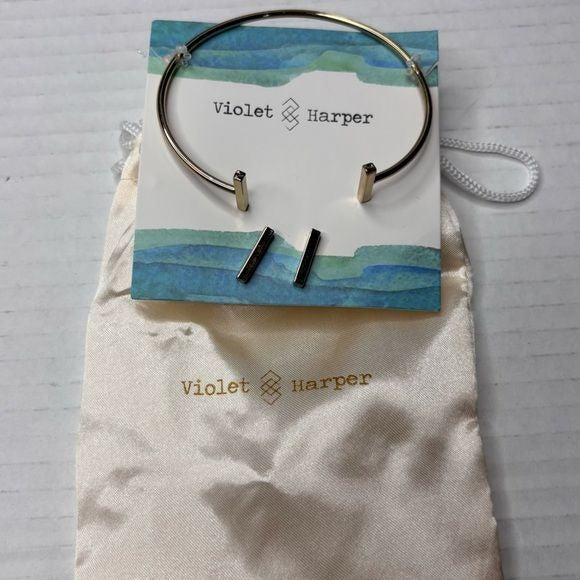 *New* VIOLET HARPER Jane Bracelet + Earrings Set