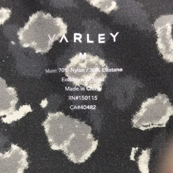 VARLEY Camo Tex Animal Luna Ankle Leggings Size M